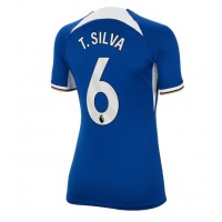Chelsea Thiago Silva #6 Hjemmedrakt Dame 2023-24 Kortermet